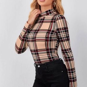 Plaid Winter Top